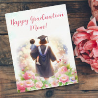 Felicidades por tu graduación mamá con niño pequeñ