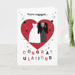 Tarjeta Felicidades por tu novia y novio
