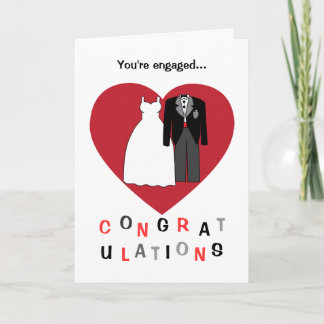 Tarjeta Felicidades por tu novia y novio