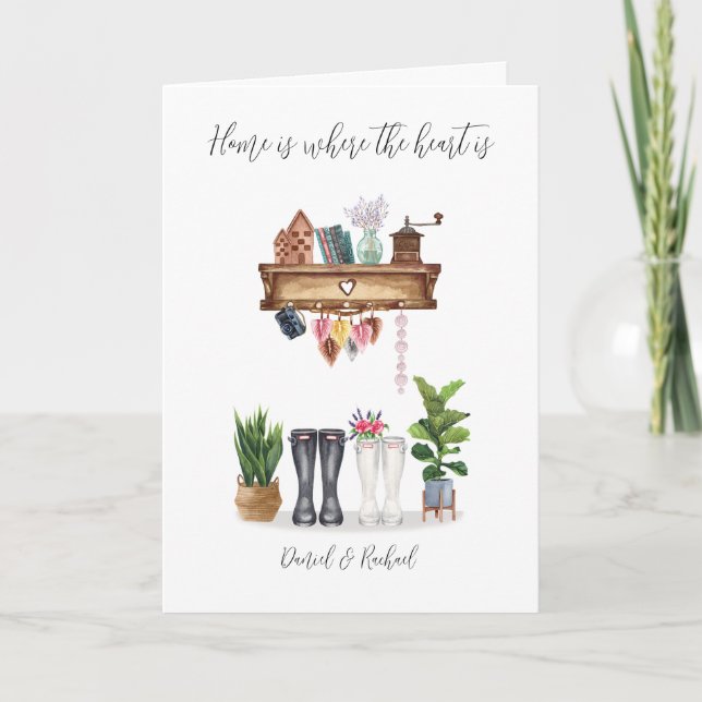 Tarjeta Felicidades por tu nueva casa (Anverso)