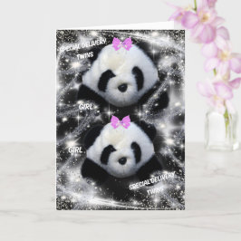 Tarjeta Felicidades Por Tus Gemelos De Entrega Especiales