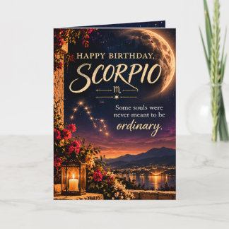 Tarjeta Felicidades Profundas y Significativas para Escorp