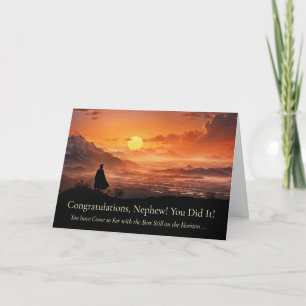 Tarjeta Felicidades Sobrino Inspiradoras Graduación 