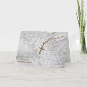 Tarjeta Felicidades y que Dios bendiga a cualquier familia