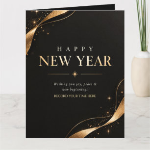 Tarjeta Felicitación de Año Nuevo, Un Nuevo Año Un Nuevo C
