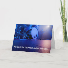 Tarjeta Felicitación de cumpleaños de Hey Rock Star