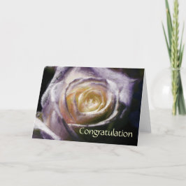 Tarjeta Felicitación de rosa