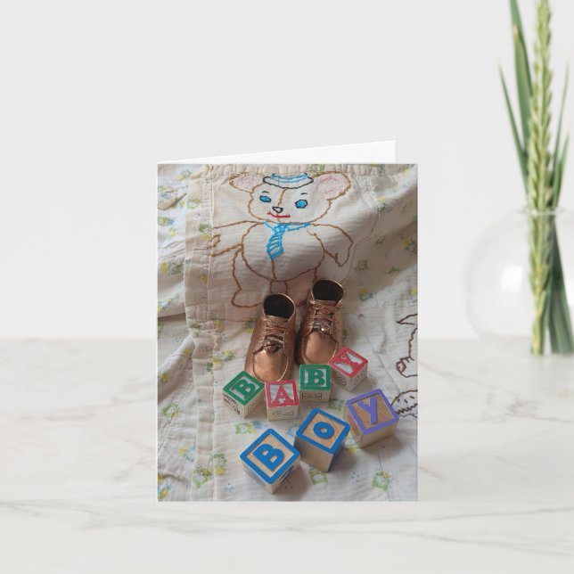 Tarjeta Felicitaciones a Baby Boy