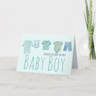 Tarjeta Felicitaciones a Baby Boy