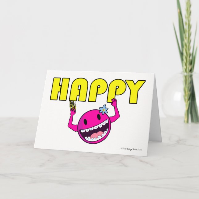 Tarjeta Felicitaciones a Braces por Chica, atorados por fe (Anverso)