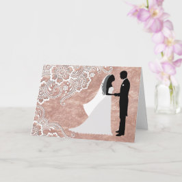 Tarjeta Felicitaciones a Bride & Groom