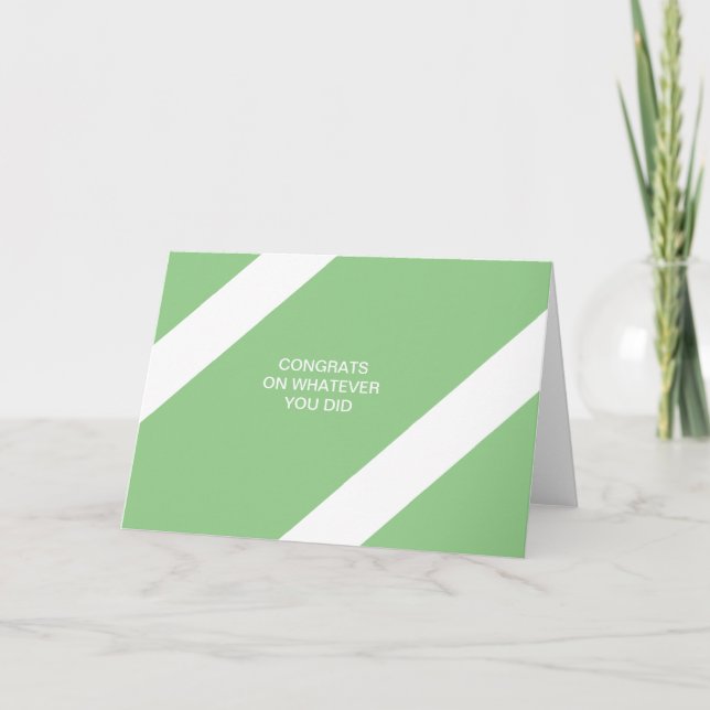 Tarjeta felicitaciones a cualquiera (Anverso)