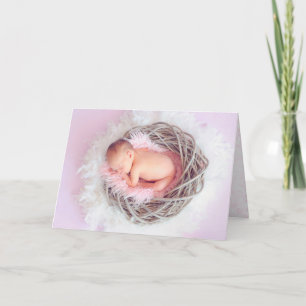 Tarjeta Felicitaciones a la bebé