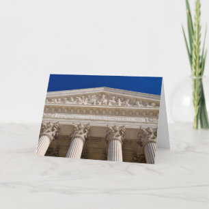 Tarjeta Felicitaciones a la Corte Suprema de Justicia