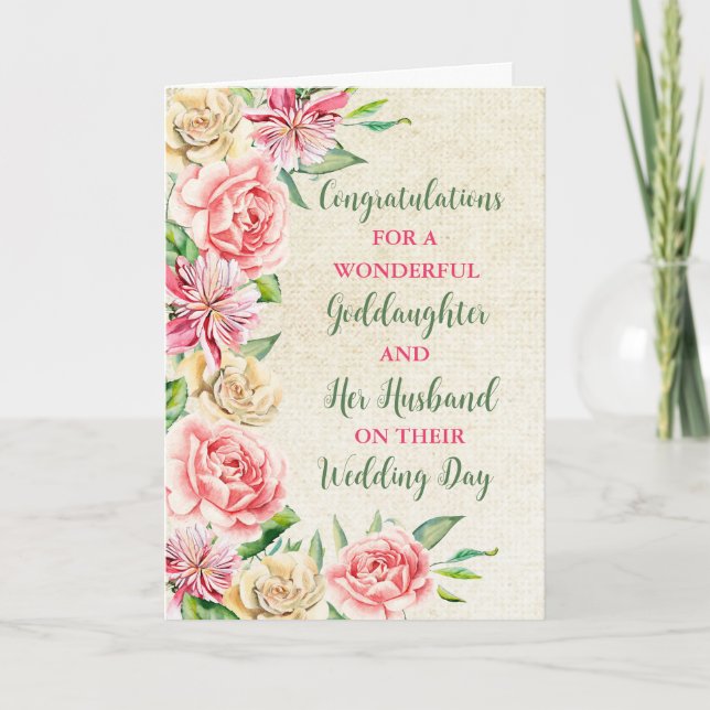 Tarjeta Felicitaciones a la diosa y a su marido (Anverso)