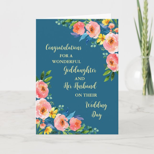 Tarjeta Felicitaciones a la diosa y a su marido (Anverso)