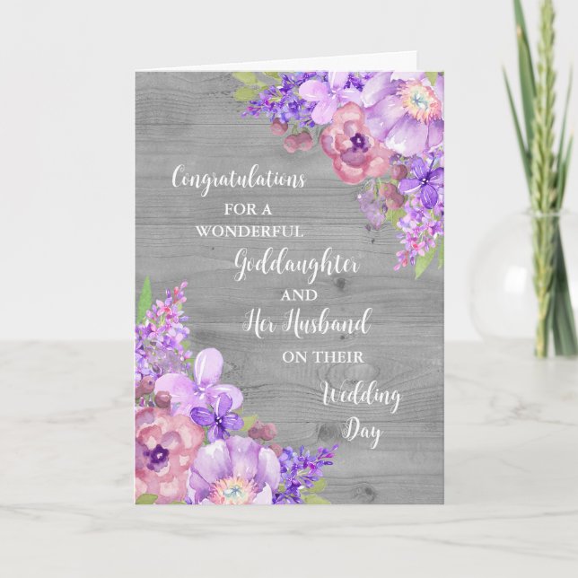 Tarjeta Felicitaciones a la diosa y al marido (Anverso)