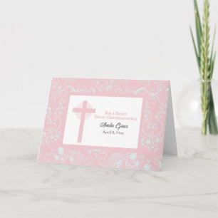 Tarjeta Felicitaciones a la Gran Nieta Christening