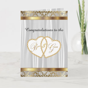 Tarjeta Felicitaciones a la Novia y al Novio - Boda