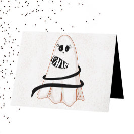 Tarjeta Felicitaciones a la nueva mamá de Halloween