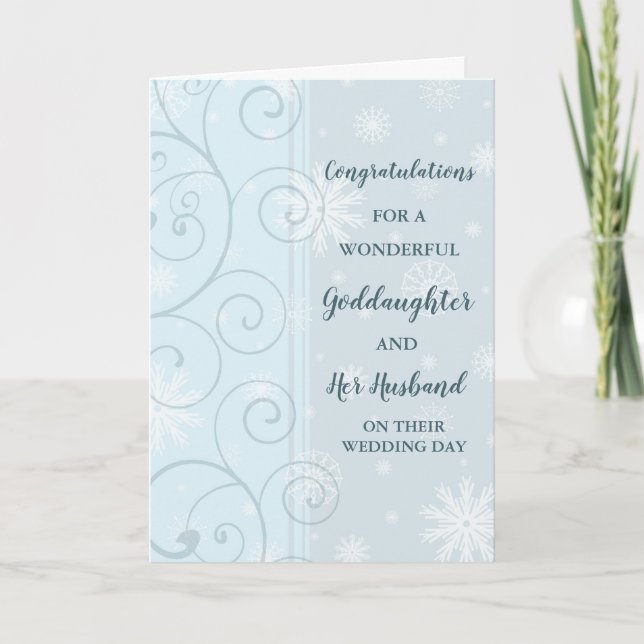 Tarjeta Felicitaciones a la primo y a su esposo Boda (Anverso)