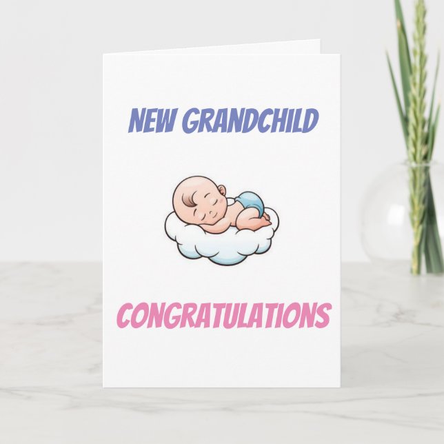 TARJETA FELICITACIONES A LOS "ABUELOS" EN NUEVA NIÑA (Anverso)