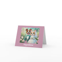 Felicitaciones a los Bodas de gatos y perros