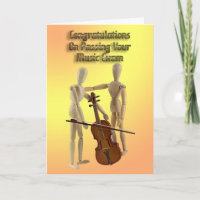 Felicitaciones a los exámenes de música