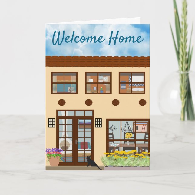 Tarjeta Felicitaciones a New House Southwestern (Anverso)