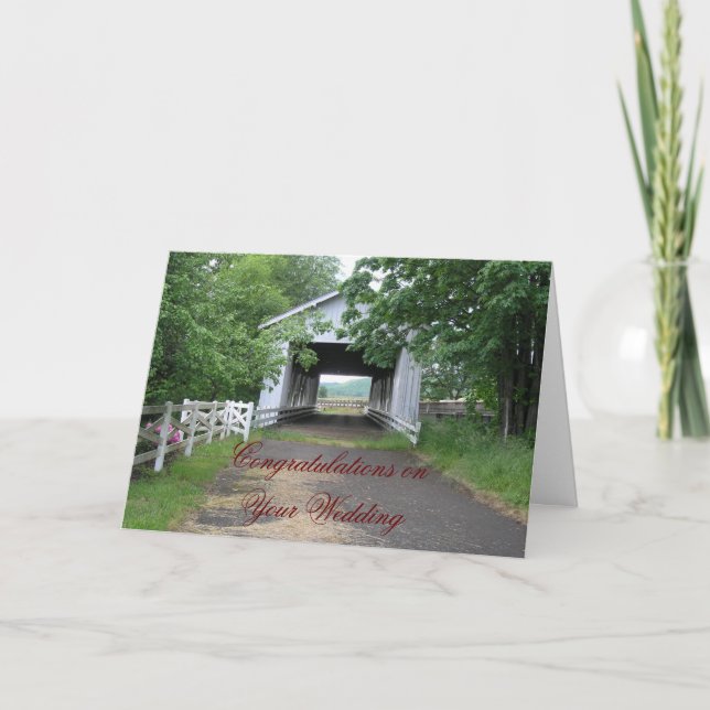 Tarjeta Felicitaciones a su Boda (Anverso)