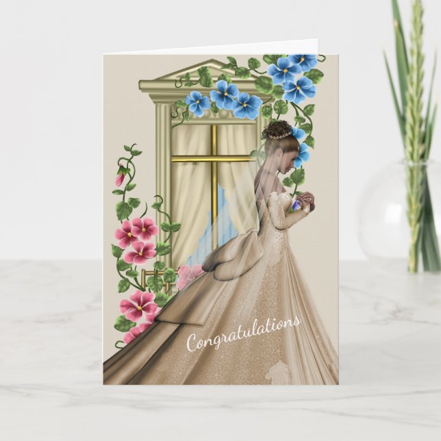 Tarjeta Felicitaciones a su Boda (Anverso)