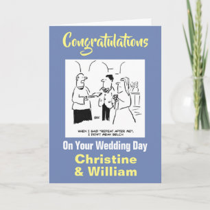 Tarjeta Felicitaciones a su Boda