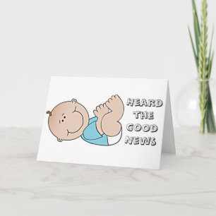 TARJETA FELICITACIONES A SU "NUEVO CHICO DE BAB"