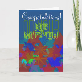 Tarjeta Felicitaciones a tu Bar Mitzvah