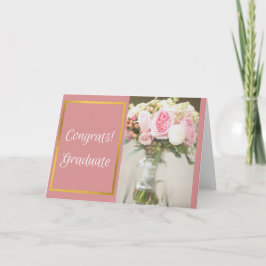 Tarjeta Felicitaciones al graduado