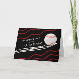 Tarjeta Felicitaciones al Gran Slam, Béisbol
