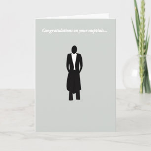 Tarjeta Felicitaciones al Groom