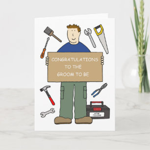 Tarjeta Felicitaciones al Groom to Be