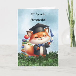 Tarjeta Felicitaciones al niño de tercer grado de graduaci