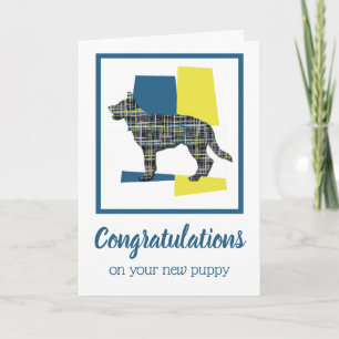 Tarjeta Felicitaciones al pastor alemán Shepherd Puppy