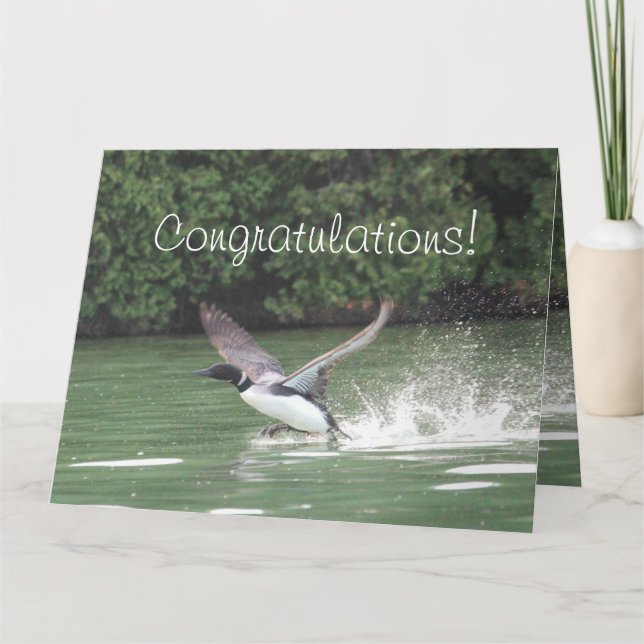 Tarjeta Felicitaciones al vuelo (Anverso)