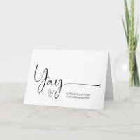 Felicitaciones Boda Engagement Yay Recién nacido C