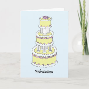 Tarjeta Felicitaciones Boda Francesa Felicitaciones