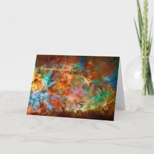 Tarjeta Felicitaciones - Carina Nebula en Argo Navis