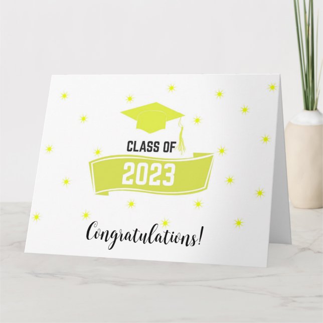 Tarjeta Felicitaciones Clase de 2023 (Anverso)