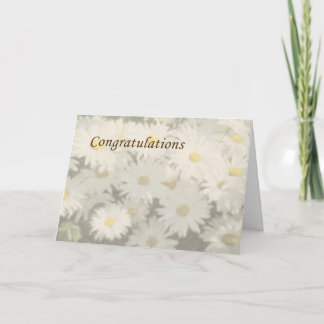 Tarjeta Felicitaciones - Daises Card