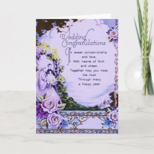 Tarjeta Felicitaciones de Boda