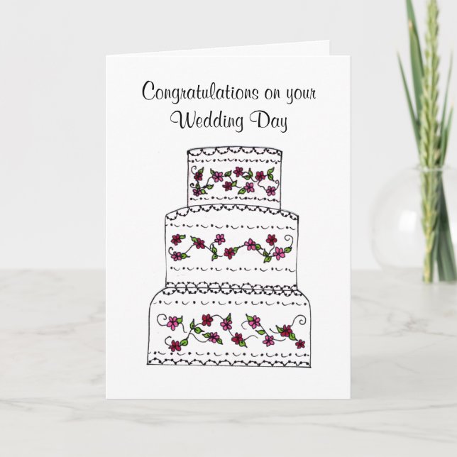 Tarjeta Felicitaciones de boda (Anverso)