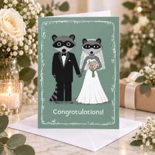 Tarjeta Felicitaciones de boda de la novia y el novio de m