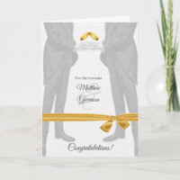 Felicitaciones de Boda Gay Dos Novios Vintage